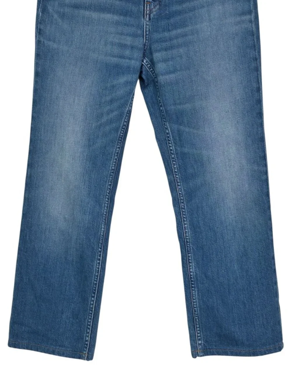 Jamie Haller Kenickie Jean Distressed Indigo Blue Denim Straight Hemmed Size‎ 27